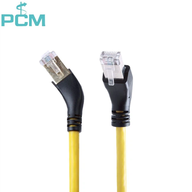 product-1-1 we are a manufacturer of CAT5E Shielded 45° RJ45 Patch Cable