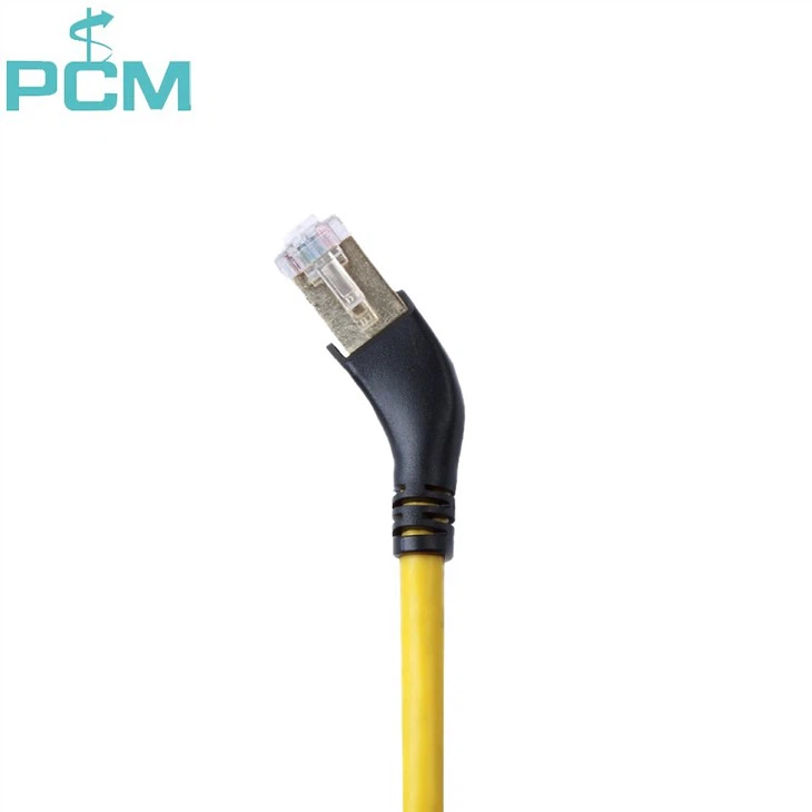 CAT5E Shielded 45° RJ45 Patch Cable