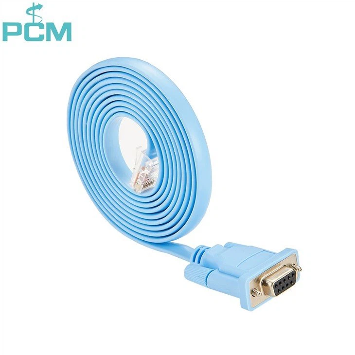 Cisco 72-3383-01 Compatible Rollover Console Cable - DB9 Female to RJ45
