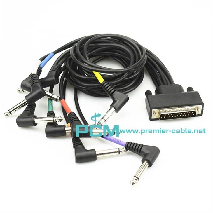 Elektrické bicí PAD Audio kabel TRS samec na DB25 samec konektor Vhodné pro Alesis DM6 USB Express