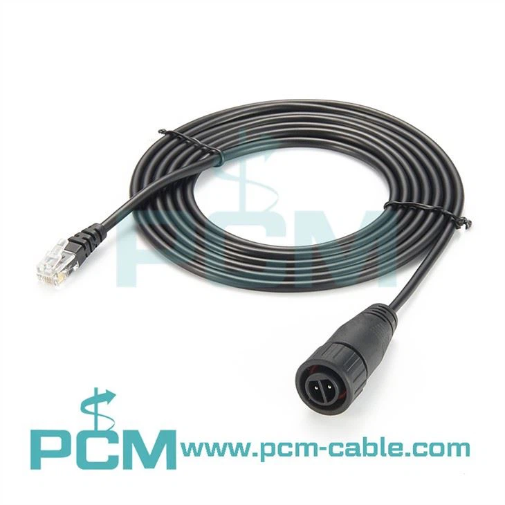Vodotěsný konvertorový kabel RJ12 na PushLock
