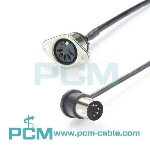 5kolíkový kabel pro montáž na panel MIDI