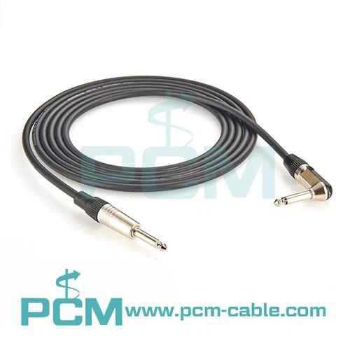 Pravoúhlý kytarový nástrojový kabel