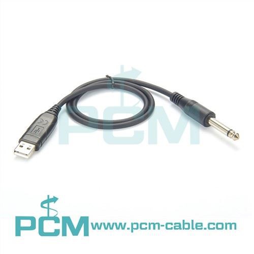 USB kytarový kabel 6,3 mm jack na USB