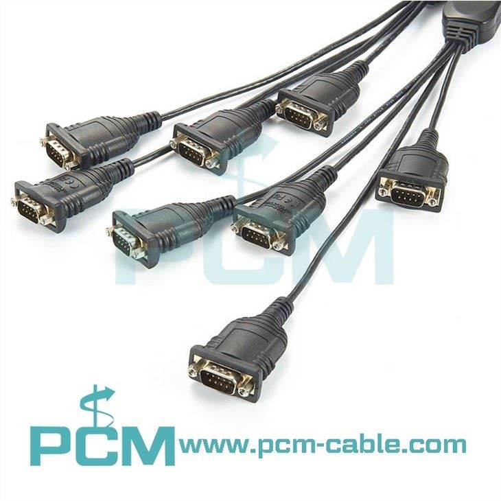 USB To RS232 Hub 8 Port