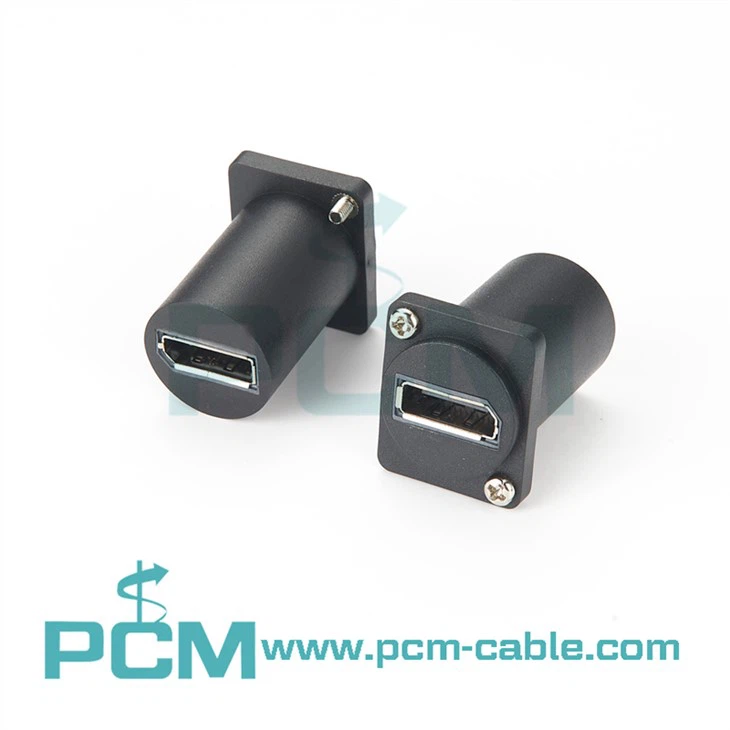 Průchozí konektor pro montáž na panel Displayport