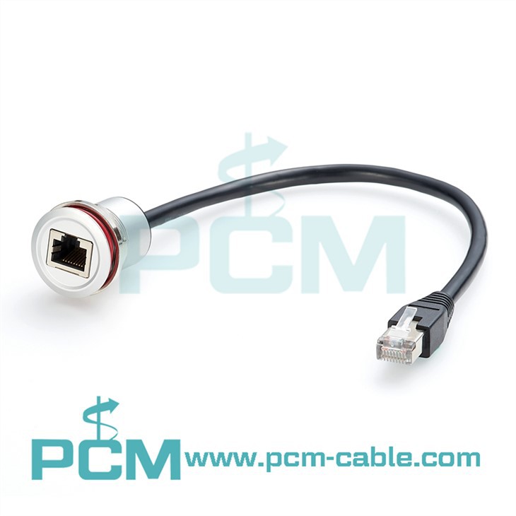 Spojka RJ45 Cat6 s kabelem kompatibilní s Harting