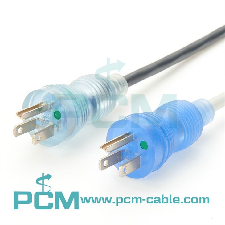 US NEMA 5-15P Hospital Grade Power Plug