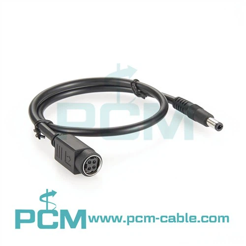 4pinový DIN na 5,5 x 2,5 mm DC napájecí kabel