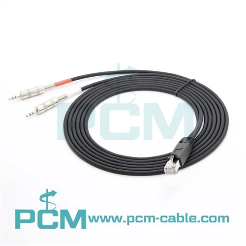 Adaptérový kabel RJ{0}} na duální 1/8 vyvážený