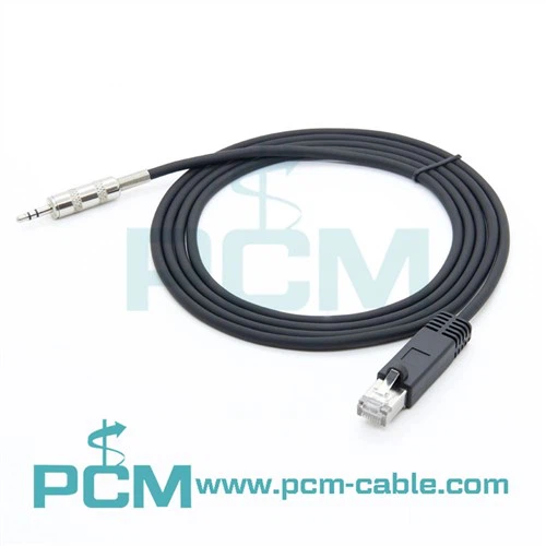 Adaptérový kabel RJ45 na 3,5 mm stereo nevyvážený