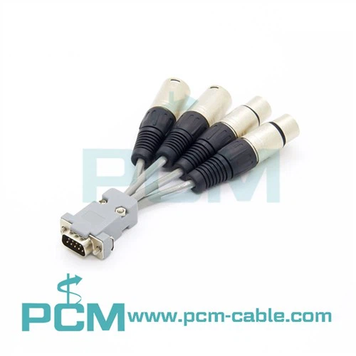 Analogový audio kabel DB9 na XLR