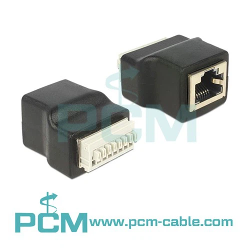 Ethernet RJ45 Zásuvka Push-in svorkovnice