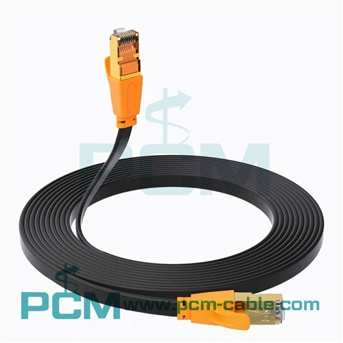 Plochý ethernetový kabel Cat8