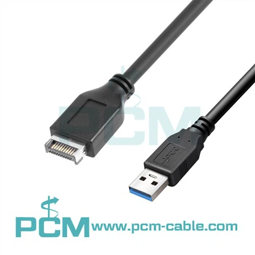 Záhlaví předního panelu Prodlužovací kabel USB 3.1 Type-E To USB 3.0 Type-A