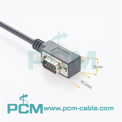 Levoúhlý kabel RS232