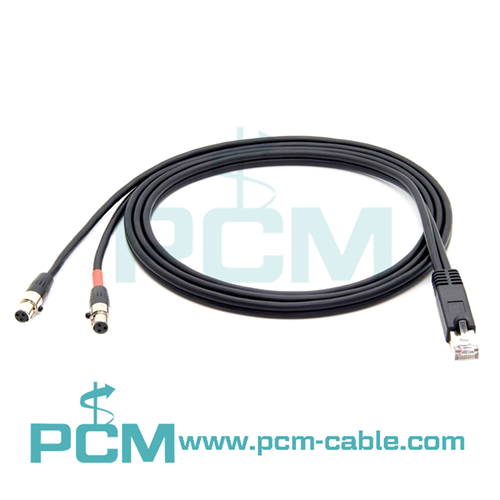 Kabel RJ45 samec na TA3 XLR samice