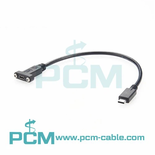 Prodlužovací kabel USB 3.1 C pro montáž na panel