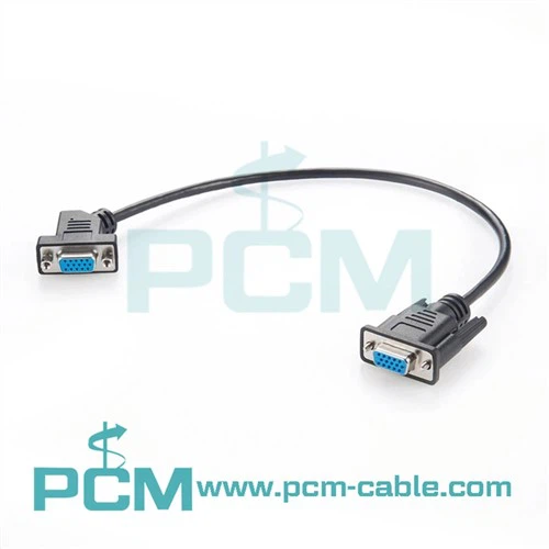 VGA kabel monitoru s úhlem 45 stupňů