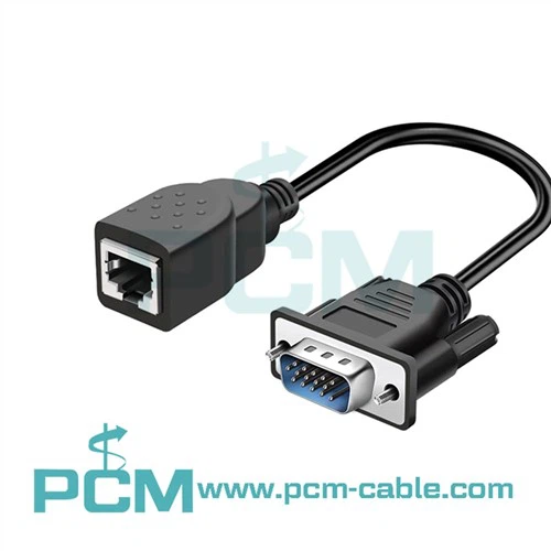 Konektor adaptéru převodníku VGA na RJ45