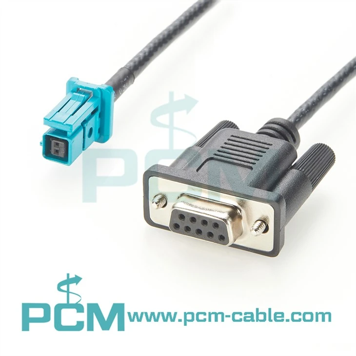 Automobilový ethernet DB9 Žena na matenet ženský testovací kabel