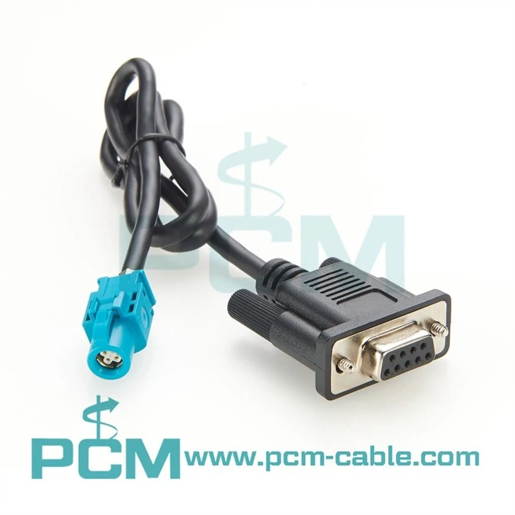 Reliable D-SUB9 HSD Z Male Cable for Automotive Diagnostics