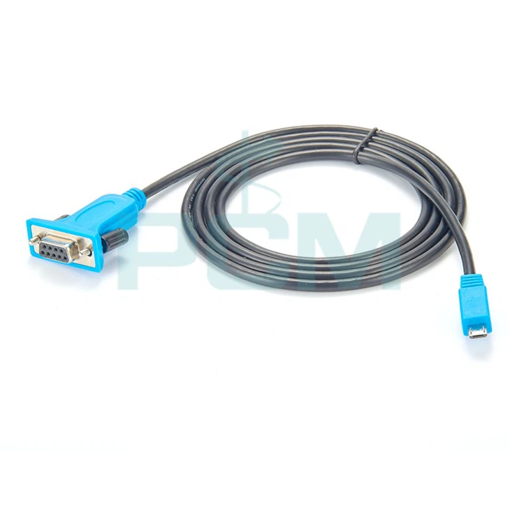 Adaptérový kabel Micro USB na RS232 DB9 Serial Converter Sériový konvertor DB9