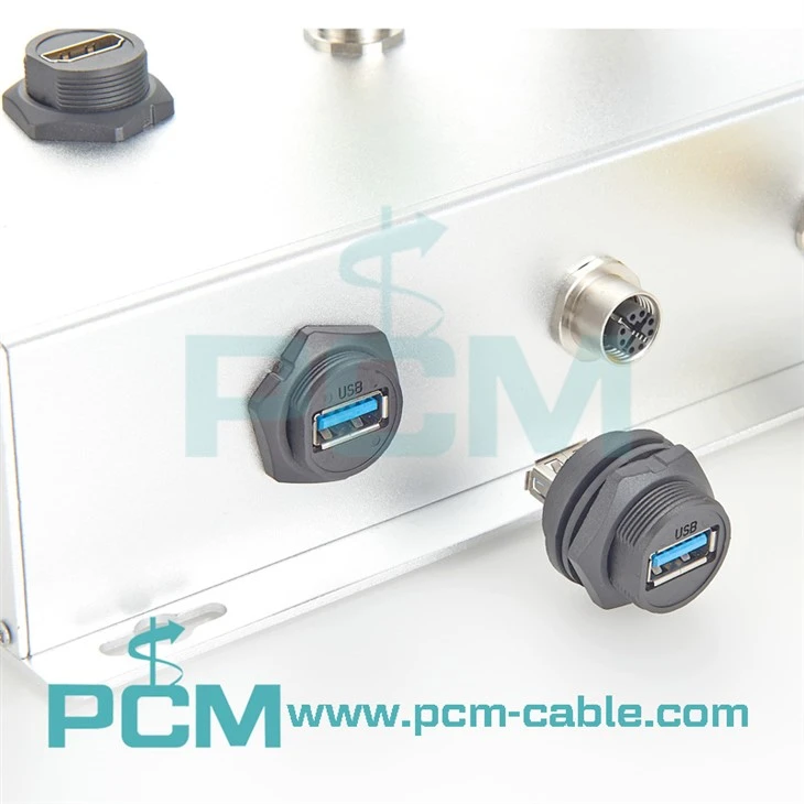 waterproof usb connector rj45 connector