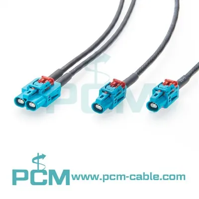 GEMnet Dual-Port to Dual Single-Port Automotive Ethernet Split Cable