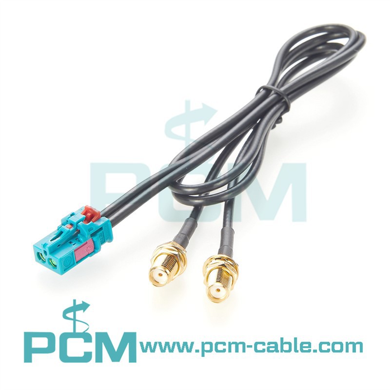 RF Coaxial Cable Assembly MATE AX Jack to SMA Jack x 2 RTK031 50 ohm RF Coaxial Cable Assembly MATE AX Jack to SMA Jack x 2 RTK031 50 ohm