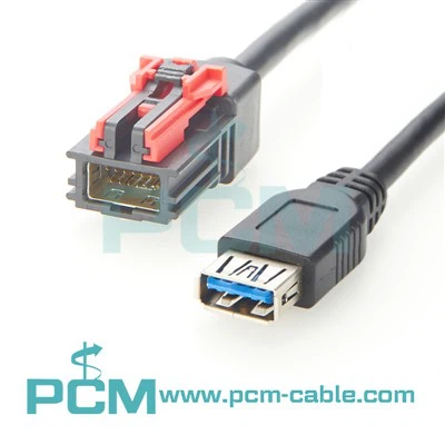 Automotive HSAUTOLINK 12 PIN Connector na USB 3. 0 Sestava kabelu