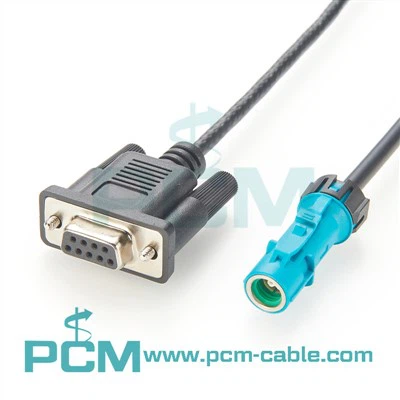 Neomocovaná sestava kabelu HSD na D-Sub9 pro rozhraní Ethernet pro Broadr-Reach