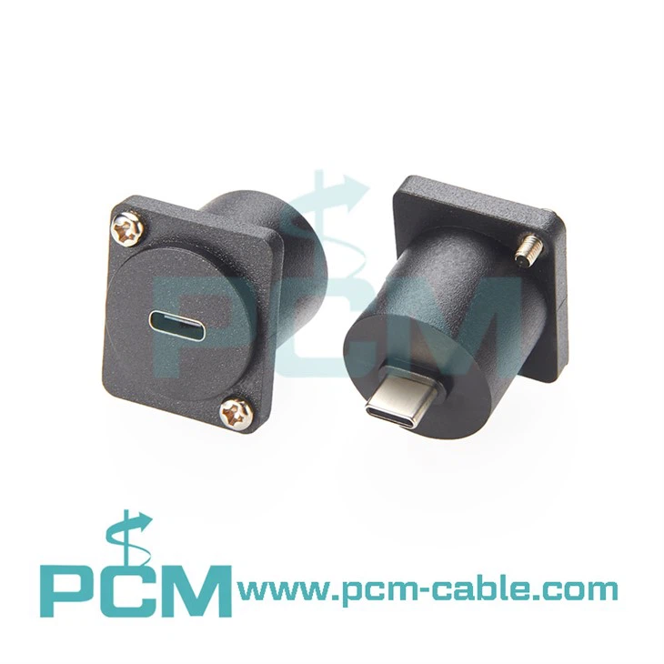 Konektor průchodky USB C Female To Male